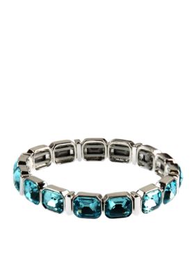 Anne Klein Aqua Stretch Bracelet