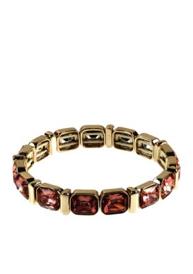 Anne Klein Rose Peach Stretch Bracelet