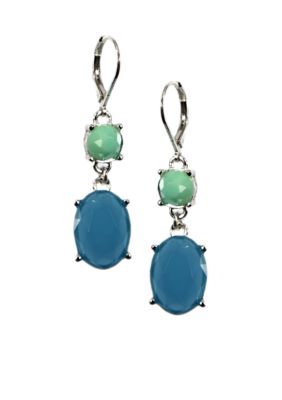 Anne Klein Blue Drop Earrings