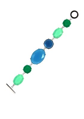 Anne Klein Blue Toggle Bracelet