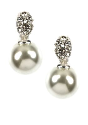 Anne Klein Pearl Drop Earrings