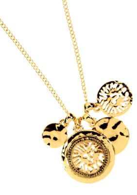 Anne Klein Lion Pendant Necklace