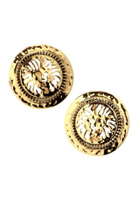 Anne Klein Lion Clip Earring