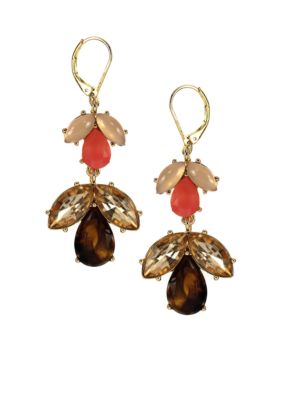 Anne Klein Burst and Bloom Earring