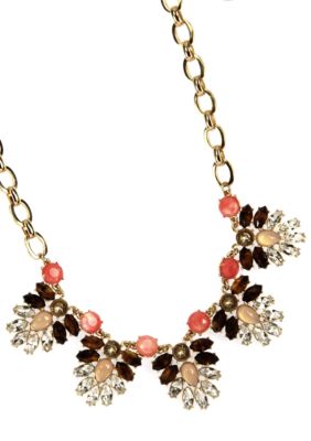 Anne Klein Burst and Bloom Drama Necklace