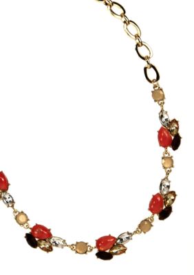 Anne Klein Burst and Bloom Collar Necklace
