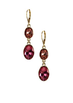Anne Klein Rose Peach Drop Earring