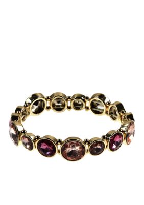 Anne Klein Rose Peach Stretch Bracelet
