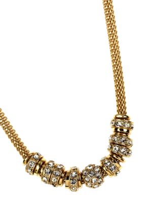 Anne Klein Gold Rondelle Necklace