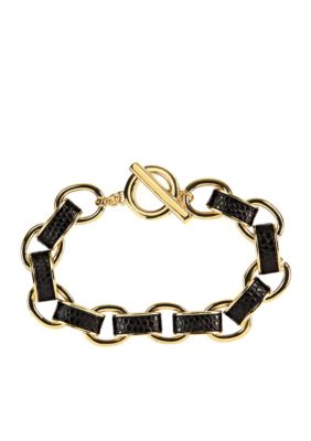Anne Klein Jet Link Bracelet