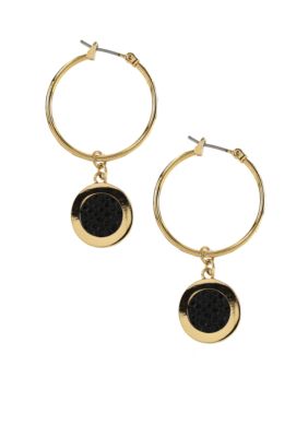Anne Klein Hoop Drop Earring
