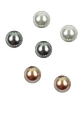 Anne Klein Set Of 3 Pearl Stud Earrings
