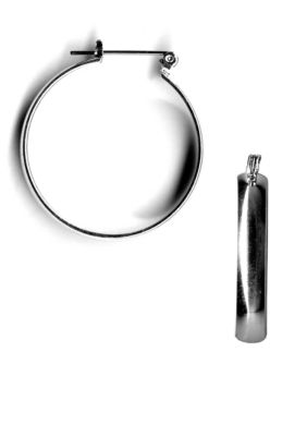 Kim Rogers Polished Hoop Earrings