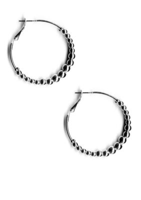 Kim Rogers Beaded Hoop Earrings