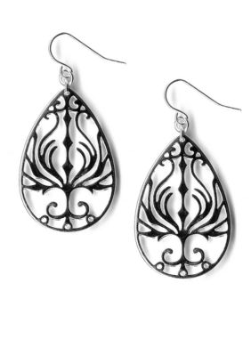 Kim Rogers Cutout Tear Drop Earrings