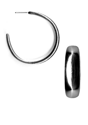 Kim Rogers Polished Hoop Earrings