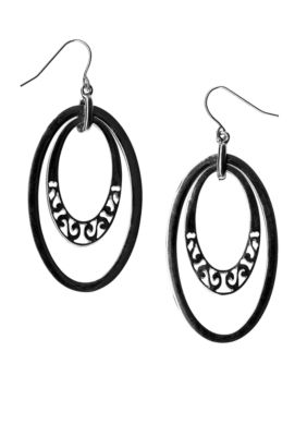 Kim Rogers Double Oval Loop Drop Earrings