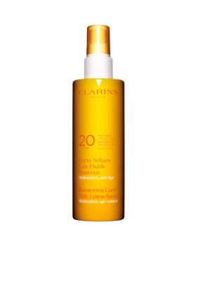 Clarins Sunscreen Spray Gentle Milk-Lotion Progressive Tan SPF 20
