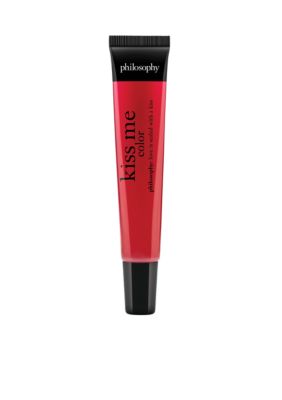 philosophy kiss me color soft berry lip shine