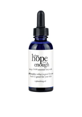 philosophy when hope is not enough omega 3-6-9 replenishing oil