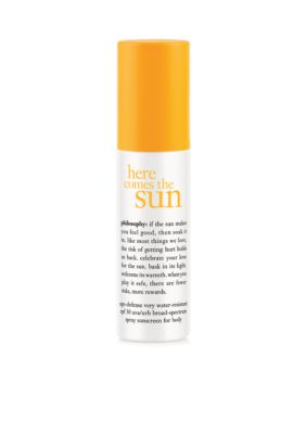 philosophy here comes the sun face & body