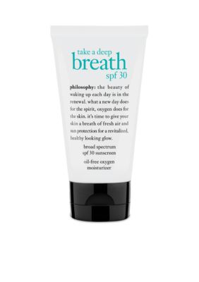 philosophy take a deep breath moisturizer spf 30