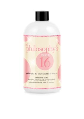 philosophy sweet 16 cinnamon buns shampoo, shower gel & bubble bath