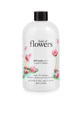 philosophy field of flowers water lily shower gel