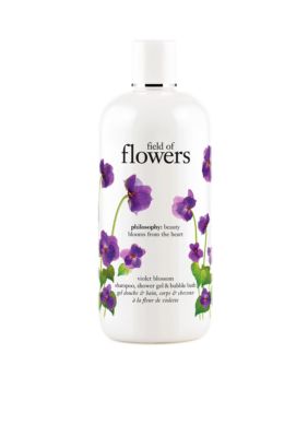 philosophy field of flowers violet blossom shower gel