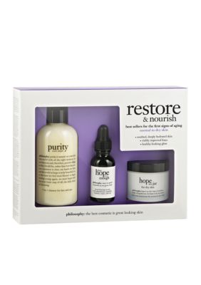 philosophy restore & nourish kit