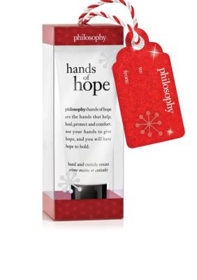 philosophy hands of hope ornament
