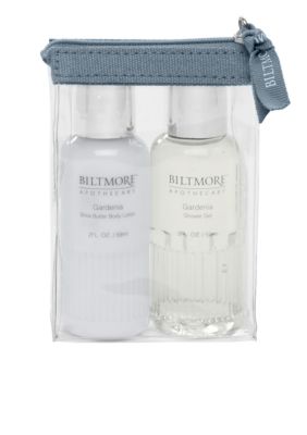 Biltmore Bath & Body Gardenia 2-pc Trial Size Shower Gel & Body Lotion