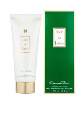 Oscar de la Renta Live In Love Foaming Body Scrub