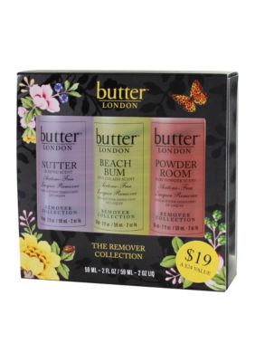 butter LONDON The Remover Collection Trio
