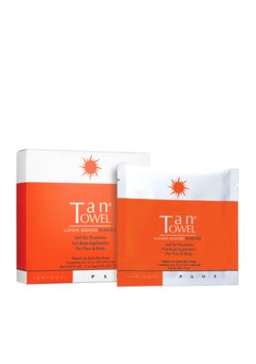 TanTowel Full Body Plus 5 Pack Self-Tanning Towelettes