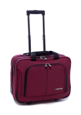 17-in Wheeled Tote - Berry