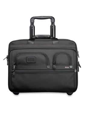 Tumi Alpha Deluxe Wheeled Brief with Laptop Case