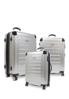 Ricardo Roxbury Brushed Silver Luggage Collection