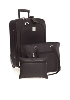 New Directions 3 Piece Luggage Set - Black