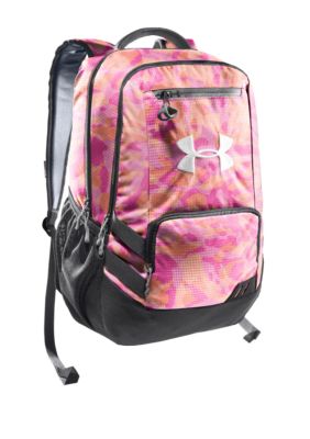 Under Armour Hustle Backpack in Layer Camo Print