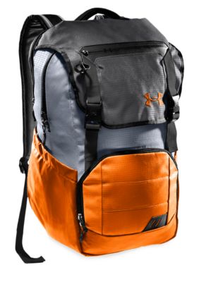 Under Armour Ruckus Backpack Blaze Orange with Graphite