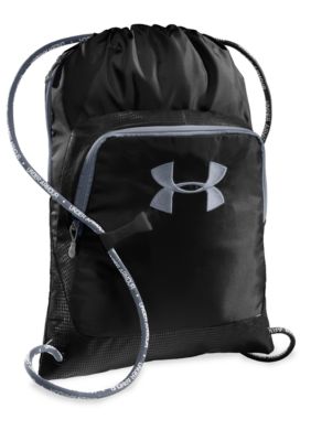 Under Armour Exeter Sackpack in Black with Steel
