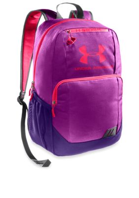 Under Armour Ozzie Backpack in Strobe with Purple Rain