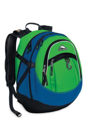 High Sierra Fatboy Backpack - Kelly Green Royal Blue