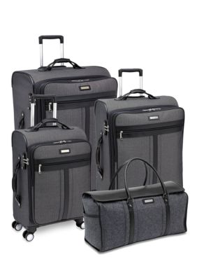 Hartmann Herringbone Luggage collection - Black Jacquard
