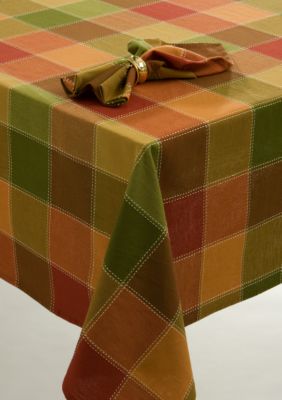 Bardwil Autumn Check Table Linens