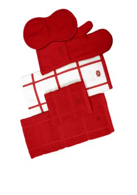 Calphalon Tomato Red Kitchen Textiles- Online Only