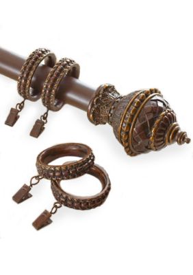 Croscill Fortuna Decorative Rod and Clip Rings