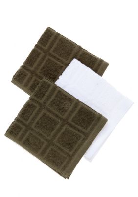 Brownstone Dish Cloth 3-Pack