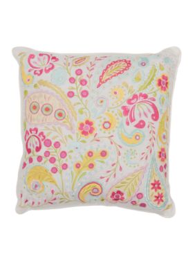 Cloud Paisley Pillow 14-in. x 14-in.